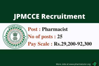 JPMCCE Pharmacists Recruitment