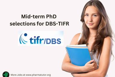 Mid-term PhD selections for DBS-TIFR