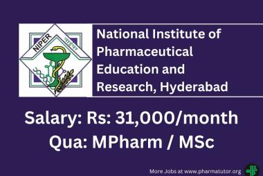 Job for M.Pharma, MS Pharm for Gastric Cancer at NIPER-Hyderabad