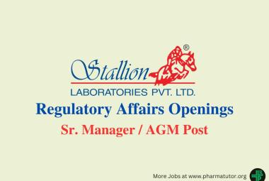 Opening’s in Regulatory Affairs at Stallion Laboratories