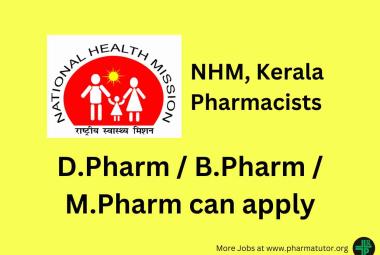 Pharmacist job at NHM, Alappuzha