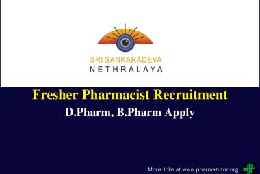 Sri Sankaradeva Nethralaya invites application for post of Pharmacist