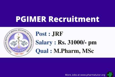Vacancy for Junior Research Fellow at PGIMER