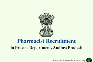 Vacancy for Pharmacist in Prisons Department