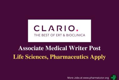Work as Associate Medical Writer at Clario Clinical