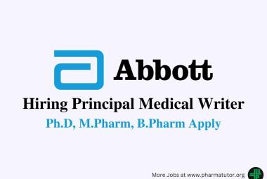 Abbott Hiring Principal Medical Writer