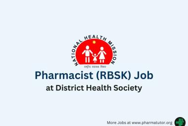 Apply Online for Pharmacist Post at District Health Society