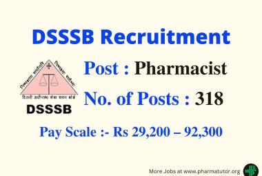 Apply Online for Pharmacists under Subordinate Services Selection Board