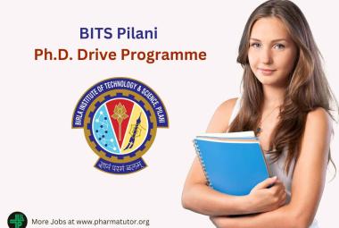 BITS Pilani Invites applications for Ph.D. Drive Programme