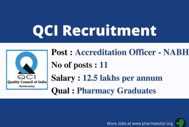 Career for Pharmacy Graduates as NABH Accreditation Officer