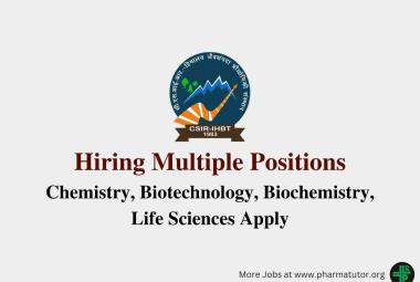 CSIR-IHBT Hiring for multiple positions