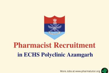 ECHS Central Organisation Invites application for post of Pharmacist