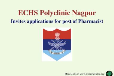 ECHS Polyclinic Nagpur invites applications for post of Pharmacist