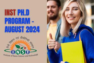Institute of Nano Science and Technology Ph.D Program - August 2024