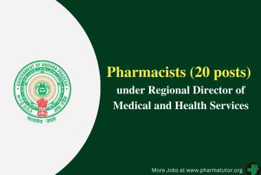 Job Openings for Pharmacists under Regional Director of Medical and Health Services