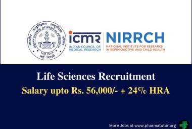 Life Sciences Recruitment at NIRRCH