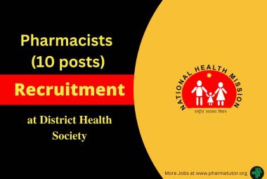 Recruitment for Pharmacists at District Health Society