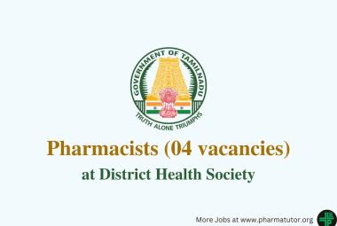 Recruitment for Pharmacists at District Health Society