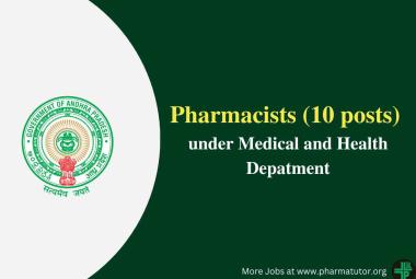 Recruitment for Pharmacists under Medical and Health Depatment