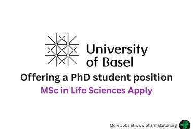 University of Basel is offering a PhD student position