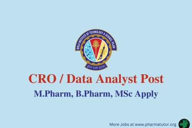 Vacancy for Clinical Research Officer / Data Analyst at BITS