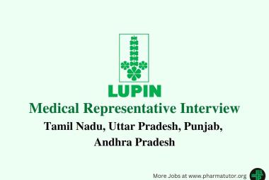 Walk in drive for Medical Representative at Lupin Limited