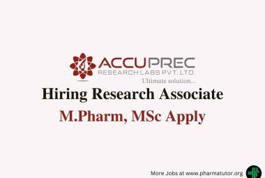 Accuprec Research Hiring Research Associate
