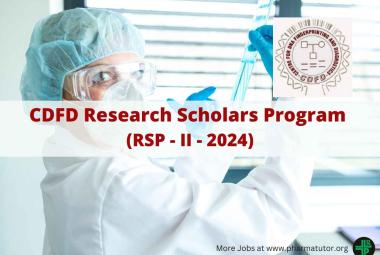 Admission for Research Scholars Program at CDFD