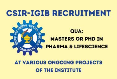 Advertisement for Research Project Posts at IGIB