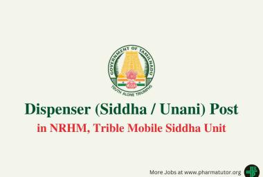 Applications are invited for post of Dispenser at District Health Society