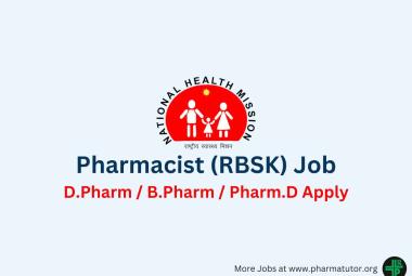 Applications are invited for post of Pharmacist under National Health Mission