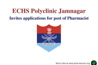 ECHS Polyclinic invites applications to post of Pharmacists