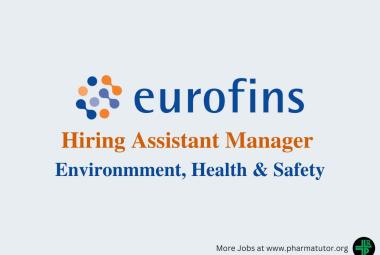 Eurofins Scientific Hiring for Assistant Manager