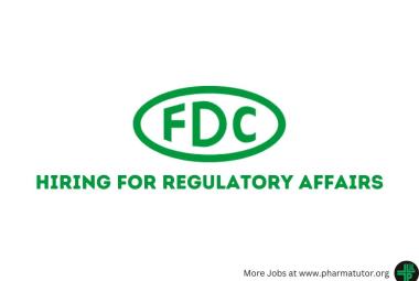 Hiring for Regulatory Affairs at FDC India