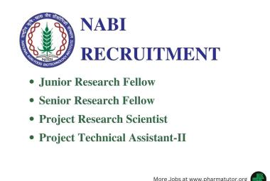 Interview for JRF, SRF, Research Scientist, Technical Assistant at NABI