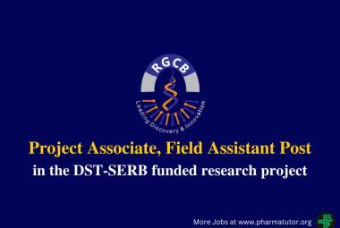 Interview for Project Associate, Field Assistant Post at RGCB