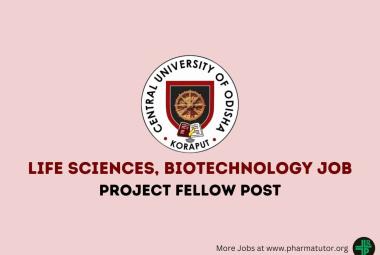 Life Sciences, Biotechnology Job at Central University of Odisha