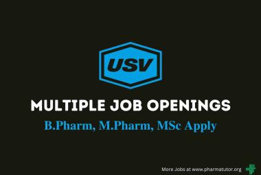Multiple Job openings at USV Private Limited