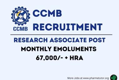 Opportunity for Research Associate at CCMB