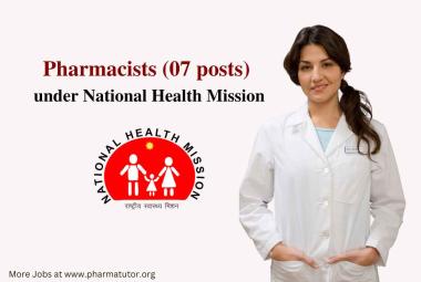 Recruitment of Pharmacist under National Health Mission
