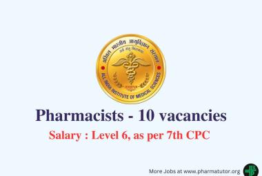Recruitment of Pharmacists at AIIMS