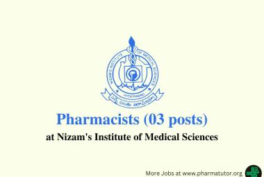 Recruitment of Pharmacists at Nizam's Institute of Medical Sciences