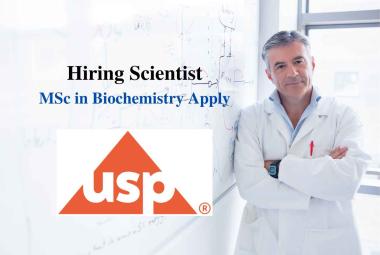 United States Pharmacopeia Hiring Scientist