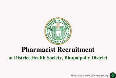 Vacancy for Pharmacist at District Health Society