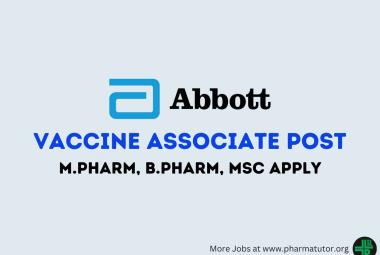 Abbott looking for Vaccine Associate