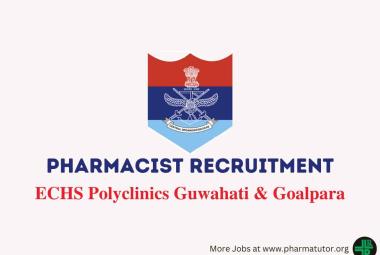 Applications are invited for post of Pharmacist at ECHS Polyclinics