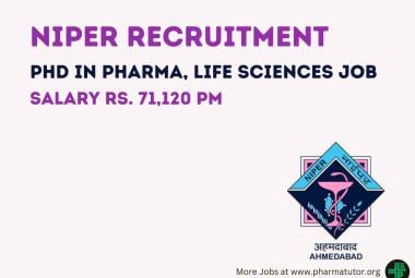 Career for PhD in Pharma, Life Sciences at NIPER