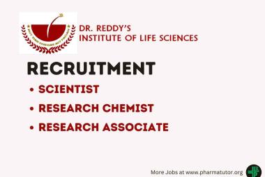 Dr. Reddy’s Institute of Life Sciences Hiring Research Chemist, Research Associate, Scientist