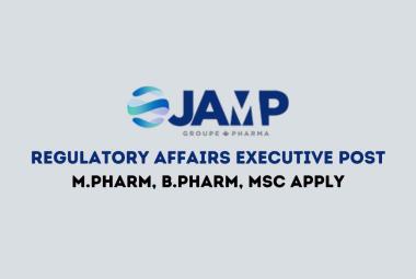 Jamp Pharma looking for Regulatory Affairs Executive