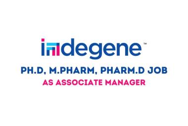 Job for Ph.D, M.Pharm, Pharm.D as Associate Manager at Indegene